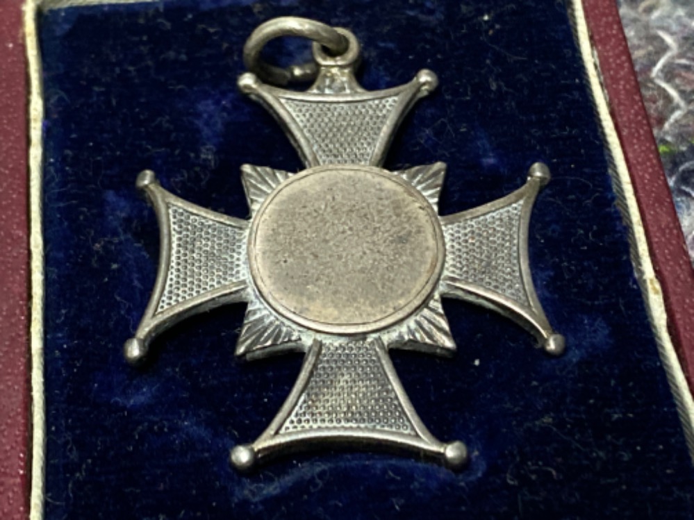 A sproatley Church Choir 1899 silver medal with hallmarks - Bild 3 aus 3