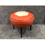 Mid century Miss Muffet flower stool