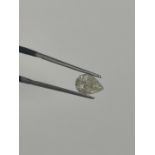 1.12ct Natural Pear Cut Diamond - Ungraded/Uncertified