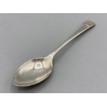 Walker & Hall hallmarked Sheffield silver 1916 tea spoon, “city of Newcastle rifle club” 15.1g
