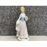 Large Lladro figure 4936 tall young lady - Height 36.5cm, in good condition, however unfortunately