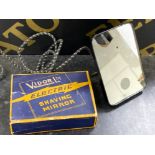 Vintage Vidor Electric shaving mirror in original box