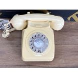 1960’s Telephone in cream “British Telecom”