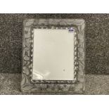 Large glass “Marquis” Waterford Crystal photo frame