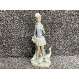 Lladro figure 4510 Girl with Geese (missing umbrella)