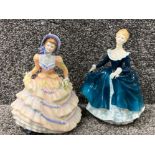 2x Royal Doulton lady figures including ‘Hannah’ & ‘Janine’