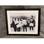 Framed photograph of Muhammad Ali with the Beatles - signed by the boxing legend himself (Genuine,