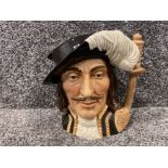 A Royal Doulton character jug ‘Athos’ one of the three pieces in the musketeer collection