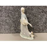 Lladro 4866 Girl with goose and dog in good condition