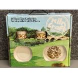 Original boxed vintage 1970’s Kiln craft 18 piece tea/coffee