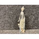 Lladro 4761 Lady Boulevard - no damage however slight mark to the skirt as shown in images