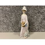 Lladro 4998 My little pet girl in good condition - this piece is signed to the base