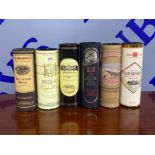 6 whisky minitures with original tubes to include, Drumguish, Glenmorangie