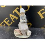 Large Lladro figure 1267 - Duck seller