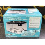 Ultra 2000 ultrasonic jewellery & glasses cleaner, with orange box