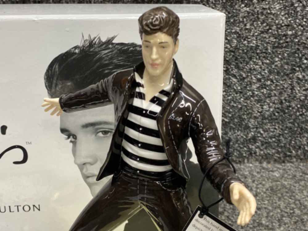 Limited edition Royal Doulton ‘Jailhouse Rock’ Elvis Presley figure, with original box, tag & - Image 2 of 3