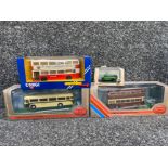 4x diecast buses to include Corgi and Oxford