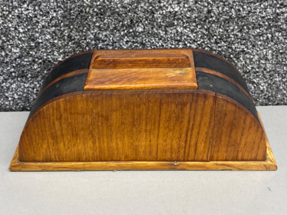 Art Deco (1930’s) wooden tea caddy