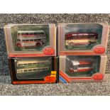 4x diecast Exclusive first edition buses to include Northumbria mini bus etc