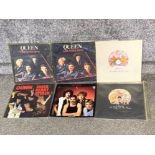 A lot of 6 Queen LP records