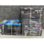 2x bundles of DVDS includes 18x James Bond titles & complete set of Harry Potter films