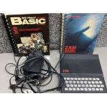 Sinclair ZX81 computer with basic & programming editions