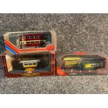 Lot of diecast vehicles to include Gateshead tram and ok motor service