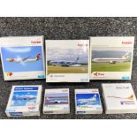 7x collectable aeroplanes all different sizes to include 2x Germania and Thai