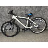 Gents Shimano “Leopard” front suspension mountain bike, in white