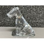 Large Swarovski Crystal animal ornament “the Dog” - H12cm