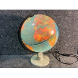 Vintage scanglobe Lighted world globe