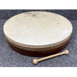 18” plain Bodhran drum with beater