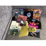 Lot containing vintage LP records to include Elton John and Bon Jovi