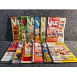 12 retro Viz comic magazines to include Bumper monster summer special and A champagne trip to