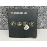 Boots coin collectors album containing miscellaneous coinage includes silver crowns, one shillings &