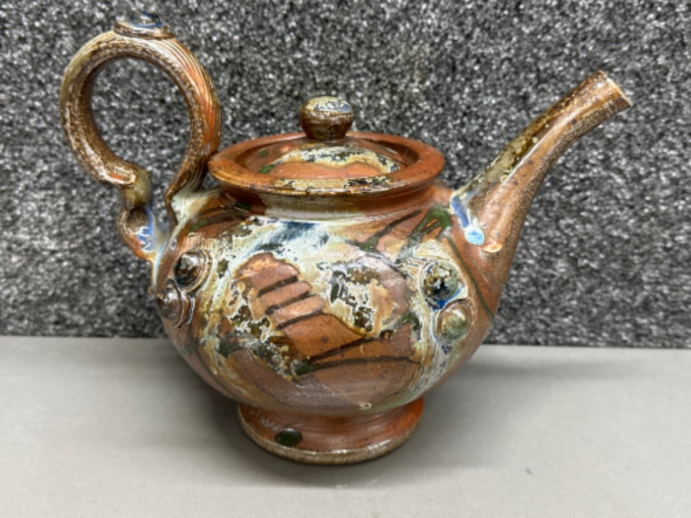 1970’s studio pottery teapot by Richard Dewar