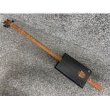 Hand made 3 string “cigar box” guitar