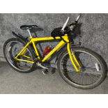 Gents Raleigh Max mountain bike in yellow - light frame