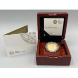 2019 gold Brittannia quarter Oz coin cased and certificate