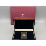 1914 King George V full gold sovereign coin proofed and cased