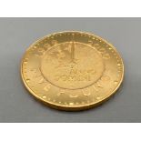 1999 gold £5 proof millennium coin