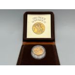 1981 gold sovereign coin proof cased and certificate