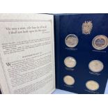 Collection of Churchill Centenary silver medallions 18.4 Oz pure silver
