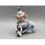 Lladro 5278 ‘Pierrot clown playing’ in good condition