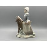 Lladro 4812 ‘Girl with Goat’ in good condition