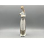 Lladro 4505 ‘Girl with lamb’ in good condition
