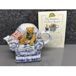 Limited edition Ringtons “Tea Time” teapot, with original box & certificates of authenticity