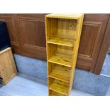 Pine 5 shelve box bookcase