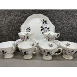 Total of 19 pieces of Royal Albert “Queens Messenger” bone China