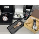 5x Gents wristwatches (boxed)